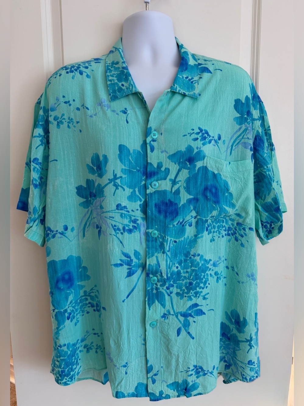 Jams World Men’s Hawaiian Aloha Short-Sleeve Shirt, XXL, Great Condition